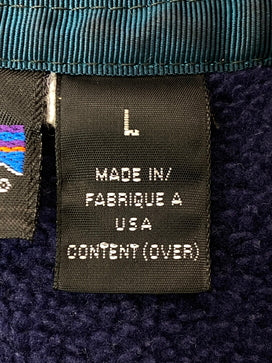 【中古品】【メンズ】 PATAGONIA パタゴニア 90S SYNCHILLA SNAP-T 90年代 シンチラ スナップ プルオーバー ジャケット フリース メンズ アウター ヴィンテージ 144-260825-em-43-min サイズ：L カラー：ダークパープル 万代Net店
