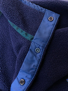 【中古品】【メンズ】 PATAGONIA パタゴニア 90S SYNCHILLA SNAP-T 90年代 シンチラ スナップ プルオーバー ジャケット フリース メンズ アウター ヴィンテージ 144-260825-em-43-min サイズ：L カラー：ダークパープル 万代Net店