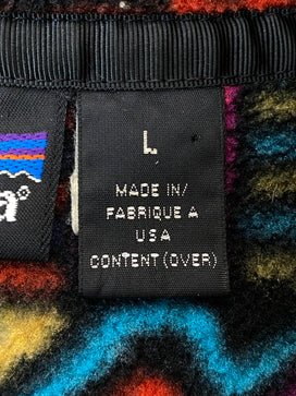 【中古品】【メンズ】 PATAGONIA パタゴニア 90S ABORIGINE PATTERN FLEECE SNAP-T 25205 90年代 アボリジニ パターン フリース スナップ プルオーバー メンズ 144-260825-em-60-min サイズ：L カラー：マルチカラー 万代Net店