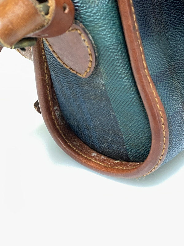 【中古品】【メンズ/レディース】 RALPH LAUREN ラルフローレン SHOLDER BAG ショルダー バッグ 肩掛け ミニサイズ 鞄 カバン ヴィンテージ 188-260830-em-12-min カラー：グリーン系 万代Net店