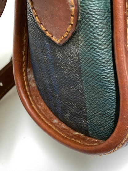 【中古品】【メンズ/レディース】 RALPH LAUREN ラルフローレン SHOLDER BAG ショルダー バッグ 肩掛け ミニサイズ 鞄 カバン ヴィンテージ 188-260830-em-12-min カラー：グリーン系 万代Net店