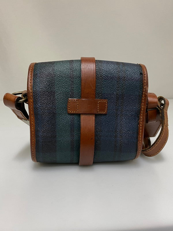 【中古品】【メンズ/レディース】 RALPH LAUREN ラルフローレン SHOLDER BAG ショルダー バッグ 肩掛け ミニサイズ 鞄 カバン ヴィンテージ 188-260830-em-12-min カラー：グリーン系 万代Net店