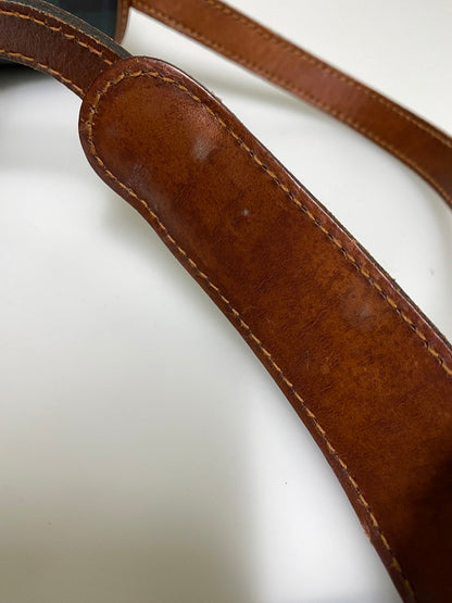 【中古品】【メンズ/レディース】 RALPH LAUREN ラルフローレン SHOLDER BAG ショルダー バッグ 肩掛け ミニサイズ 鞄 カバン ヴィンテージ 188-260830-em-12-min カラー：グリーン系 万代Net店