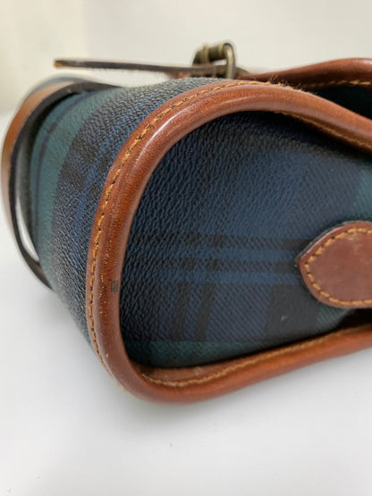 【中古品】【メンズ/レディース】 RALPH LAUREN ラルフローレン SHOLDER BAG ショルダー バッグ 肩掛け ミニサイズ 鞄 カバン ヴィンテージ 188-260830-em-12-min カラー：グリーン系 万代Net店