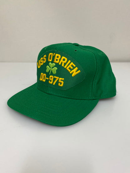 【中古品】【メンズ/レディース】 NEW ERA ニューエラ 80S USS O'BRIEN CAP 80年代 オブライエン キャップ ヴィンテージ ベースボールキャップ ミリタリー 帽子 185-260830-em-27-min サイズ：M-L カラー：グリーン 万代Net店