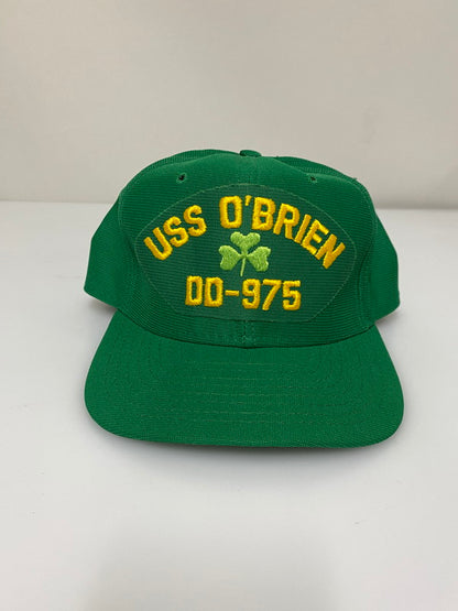 【中古品】【メンズ/レディース】 NEW ERA ニューエラ 80S USS O'BRIEN CAP 80年代 オブライエン キャップ ヴィンテージ ベースボールキャップ ミリタリー 帽子 185-260830-em-27-min サイズ：M-L カラー：グリーン 万代Net店