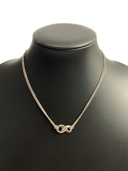 【中古品】【レディース】 TIFFANY ティファニー INFINITY NECKLACE インフィニティ ネックレス ジュエリー コレクション アクセサリー 無限 シルバー925 182-260830-em-40-min カラー：シルバー 万代Net店