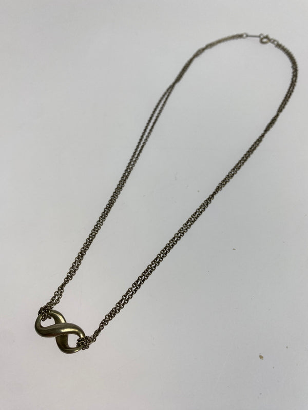 【中古品】【レディース】 TIFFANY ティファニー INFINITY NECKLACE インフィニティ ネックレス ジュエリー コレクション アクセサリー 無限 シルバー925 182-260830-em-40-min カラー：シルバー 万代Net店
