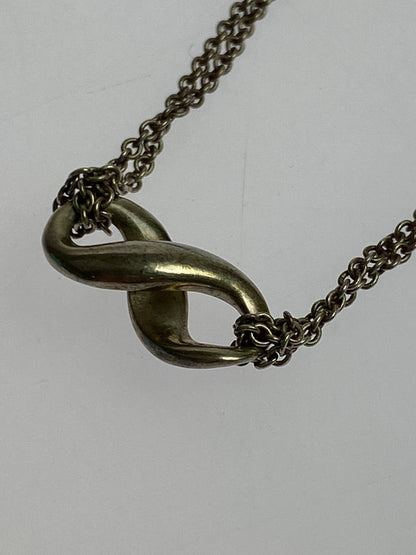 【中古品】【レディース】 TIFFANY ティファニー INFINITY NECKLACE インフィニティ ネックレス ジュエリー コレクション アクセサリー 無限 シルバー925 182-260830-em-40-min カラー：シルバー 万代Net店
