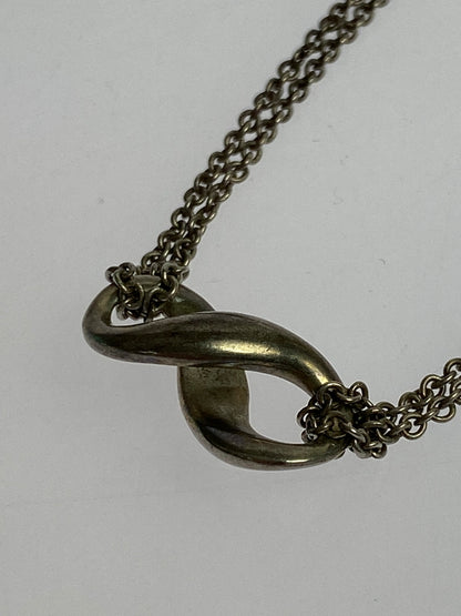 【中古品】【レディース】 TIFFANY ティファニー INFINITY NECKLACE インフィニティ ネックレス ジュエリー コレクション アクセサリー 無限 シルバー925 182-260830-em-40-min カラー：シルバー 万代Net店