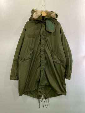 【現状渡し品】【メンズ】 U.S.ARMY ユーエスアーミー M-65 FISH TAIL PARKA フィッシュテイル パーカ メンズ アウター ミリタリージャケット ヴィンテージ 防寒コート 146-260825-em-38-min サイズ：M カラー：モスグリーン 万代Net店
