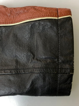 【現状渡し品】【メンズ】 WILSONS LEATHER ウィルソンズ レザー LEATHER JACKET レザージャケット 革ジャン ヴィンテージ メンズ トップス ライダースジャケット 146-260825-em-45-min サイズ：L カラー：ブラック 万代Net店