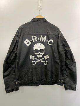 【現状渡し品】【メンズ】 WILSONS LEATHER ウィルソンズ レザー LEATHER JACKET レザージャケット 革ジャン ヴィンテージ メンズ トップス ライダースジャケット 146-260825-em-45-min サイズ：L カラー：ブラック 万代Net店