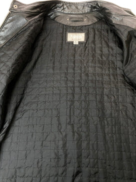 【現状渡し品】【メンズ】 WILSONS LEATHER ウィルソンズ レザー LEATHER JACKET レザージャケット 革ジャン ヴィンテージ メンズ トップス ライダースジャケット 146-260825-em-45-min サイズ：L カラー：ブラック 万代Net店