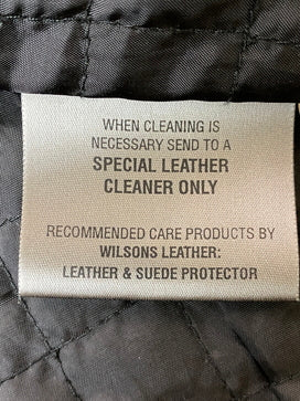 【現状渡し品】【メンズ】 WILSONS LEATHER ウィルソンズ レザー LEATHER JACKET レザージャケット 革ジャン ヴィンテージ メンズ トップス ライダースジャケット 146-260825-em-45-min サイズ：L カラー：ブラック 万代Net店
