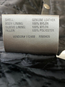 【現状渡し品】【メンズ】 WILSONS LEATHER ウィルソンズ レザー LEATHER JACKET レザージャケット 革ジャン ヴィンテージ メンズ トップス ライダースジャケット 146-260825-em-45-min サイズ：L カラー：ブラック 万代Net店