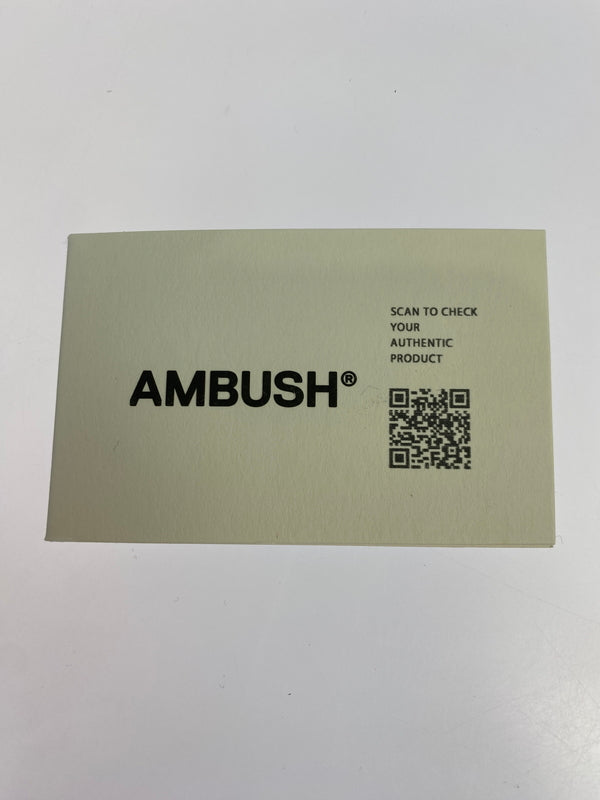 【中古品】【メンズ】 AMBUSH アンブッシュ RUBBER BOOTS ラバー ブーツ 長靴 スクエアトゥ チャンキーソール レインブーツ 162-260825-em-34-min サイズ：41 カラー：GRAY/BLACK 万代Net店