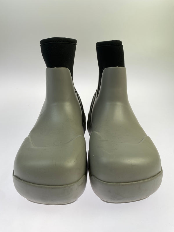 【中古品】【メンズ】 AMBUSH アンブッシュ RUBBER BOOTS ラバー ブーツ 長靴 スクエアトゥ チャンキーソール レインブーツ 162-260825-em-34-min サイズ：41 カラー：GRAY/BLACK 万代Net店