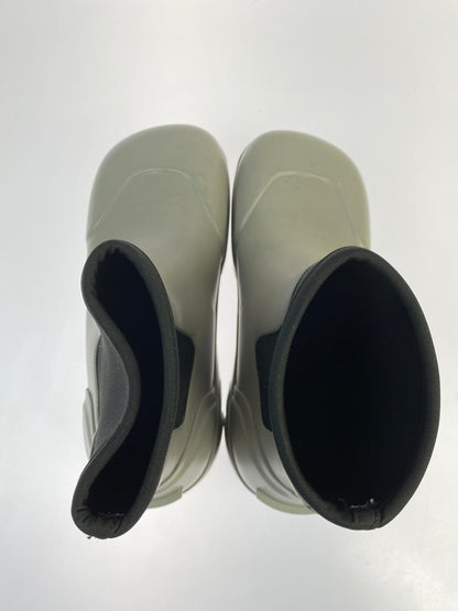 【中古品】【メンズ】 AMBUSH アンブッシュ RUBBER BOOTS ラバー ブーツ 長靴 スクエアトゥ チャンキーソール レインブーツ 162-260825-em-34-min サイズ：41 カラー：GRAY/BLACK 万代Net店