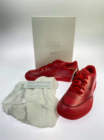 【中古品】【メンズ】 MAISON MARGIELA メゾン マルジェラ × REEBOK リーボック MM PROJECT 0 CC TL H02408 クラブC TL スニーカーメンズ シューズ 靴 162-260825-em-31-min サイズ：25.5cm カラー：ベクターレッド 万代Net店