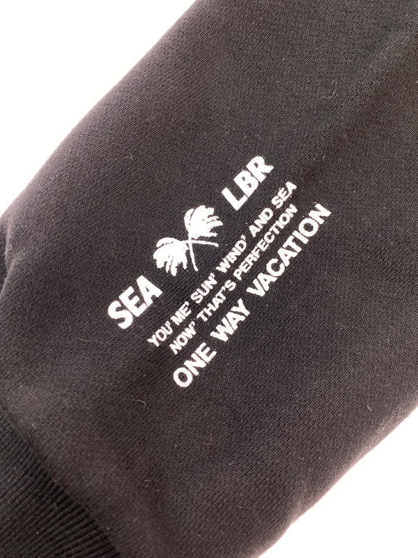 【中古品】【メンズ】 LIBERE×WIND AND SEA リベーレ ウィンダンシー CREWNECK SWEAT SHIRT クルーネック スウェット シャツ WDS-C-LBR-23-Q2-04 トレーナー 142-260830-hu-54-min サイズ：M カラー：ブラック 万代Net店