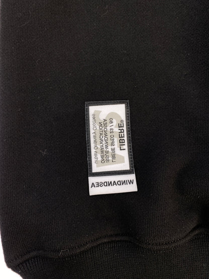 【中古品】【メンズ】 LIBERE×WIND AND SEA リベーレ ウィンダンシー CREWNECK SWEAT SHIRT クルーネック スウェット シャツ WDS-C-LBR-23-Q2-04 トレーナー 142-260830-hu-54-min サイズ：M カラー：ブラック 万代Net店