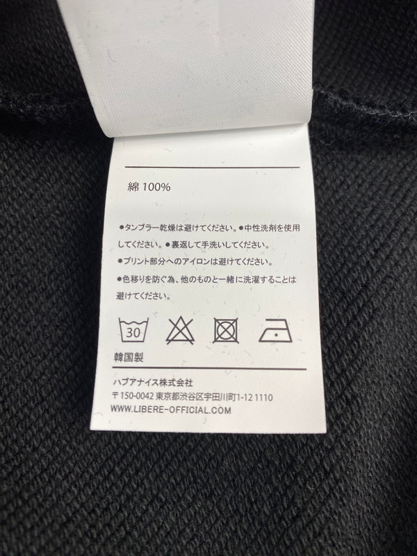 【中古品】【メンズ】 LIBERE×WIND AND SEA リベーレ ウィンダンシー CREWNECK SWEAT SHIRT クルーネック スウェット シャツ WDS-C-LBR-23-Q2-04 トレーナー 142-260830-hu-54-min サイズ：M カラー：ブラック 万代Net店