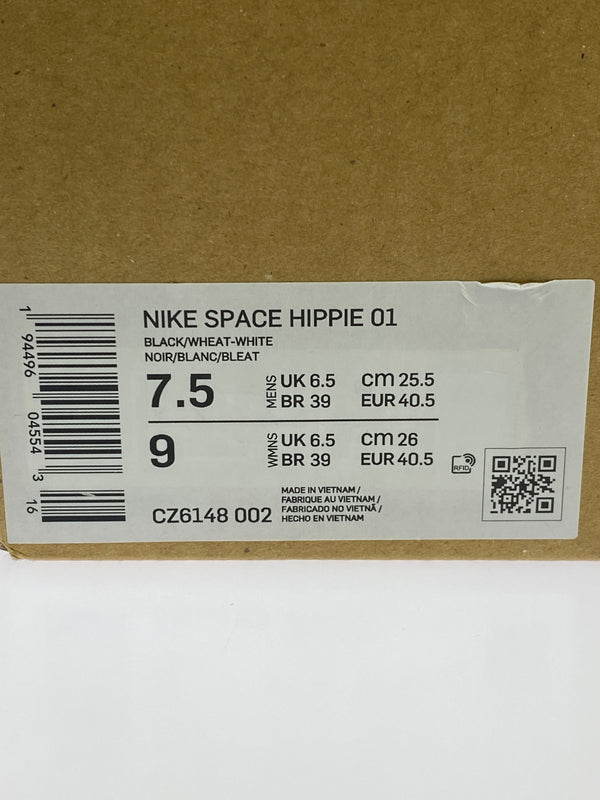 【中古品】【メンズ】 NIKE SPACE HIPPIE 01 WHEAT WHITE CZ6148-002 スペース ヒッピー 01 メンズ スニーカー シューズ 靴 160-260825-em-14-min サイズ：25.5cm カラー：BLACK/WHEAT-WHITE 万代Net店