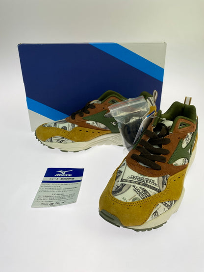 【中古品】【メンズ】 MIZUNO ミズノ × 24KARATS 24カラッツ × MITA ミタ SNEAKERS CONTENDER D1GG210501 スニーカーズ コンテンダー メンズ スニーカー シューズ 靴 162-260825-em-32-min サイズ：25.5cm カラー：OLIVE BROWN WHITE 万代Net店