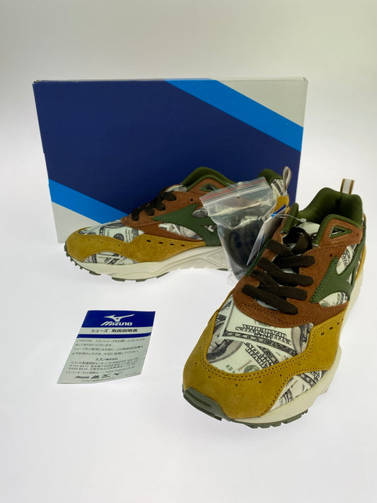 【中古品】【メンズ】 MIZUNO ミズノ × 24KARATS 24カラッツ × MITA ミタ SNEAKERS CONTENDER D1GG210501 スニーカーズ コンテンダー メンズ スニーカー シューズ 靴 162-260825-em-32-min サイズ：25.5cm カラー：OLIVE BROWN WHITE 万代Net店