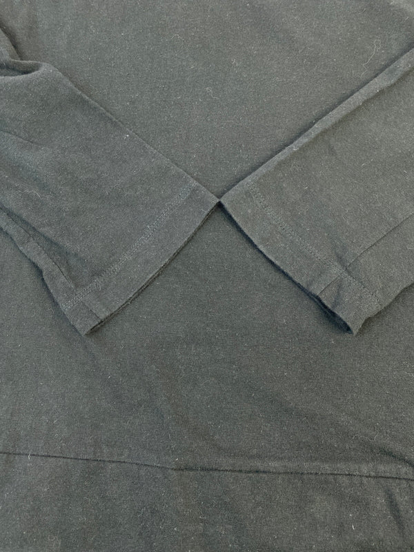 【中古品】【メンズ】 JULIUS ユリウス レイヤード クルーネック LS TEE ロングスリーブ ティー 607CUM6 長袖 Tシャツ 140-260830-hu-52-min サイズ：1 カラー：ブラック 万代Net店