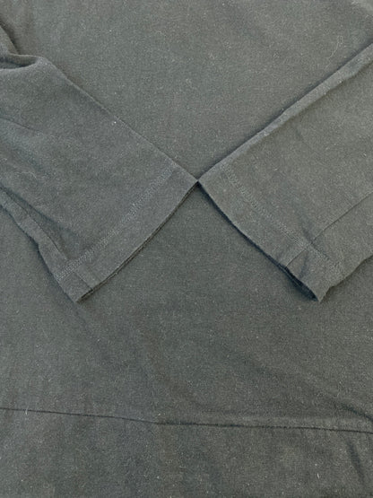 【中古品】【メンズ】 JULIUS ユリウス レイヤード クルーネック LS TEE ロングスリーブ ティー 607CUM6 長袖 Tシャツ 140-260830-hu-52-min サイズ：1 カラー：ブラック 万代Net店