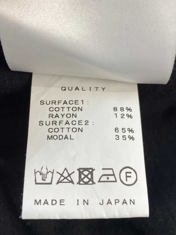 【中古品】【メンズ】 JULIUS ユリウス レイヤード クルーネック LS TEE ロングスリーブ ティー 607CUM6 長袖 Tシャツ 140-260830-hu-52-min サイズ：1 カラー：ブラック 万代Net店