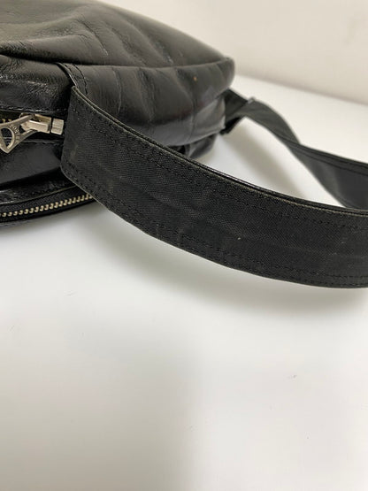 【中古品】【メンズ/レディース】 PORTER ぽー スクエア レザー ショルダーバッグ 吉田カバン 本革 鞄 188-260830-em-08-min カラー：ブラック 万代Net店