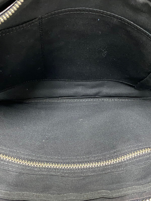 【中古品】【メンズ/レディース】 PORTER ぽー スクエア レザー ショルダーバッグ 吉田カバン 本革 鞄 188-260830-em-08-min カラー：ブラック 万代Net店