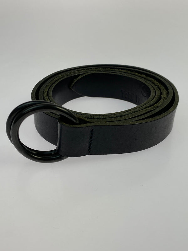 【中古品】【メンズ/レディース】 S'YTE YOHJI YAMAMOTO サイト ヨウジヤマモト レザー リング ベルト 革 205-260830-em-54-min カラー：ブラック 万代Net店