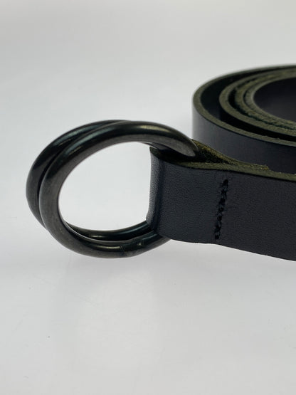 【中古品】【メンズ/レディース】 S'YTE YOHJI YAMAMOTO サイト ヨウジヤマモト レザー リング ベルト 革 205-260830-em-54-min カラー：ブラック 万代Net店