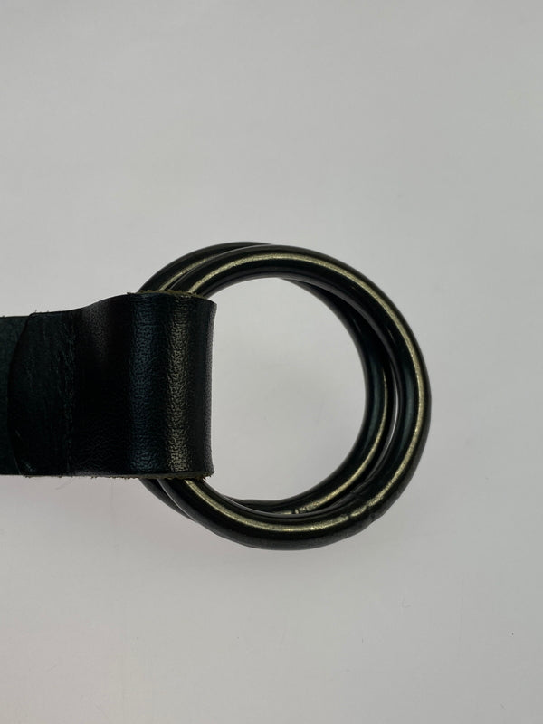 【中古品】【メンズ/レディース】 S'YTE YOHJI YAMAMOTO サイト ヨウジヤマモト レザー リング ベルト 革 205-260830-em-54-min カラー：ブラック 万代Net店