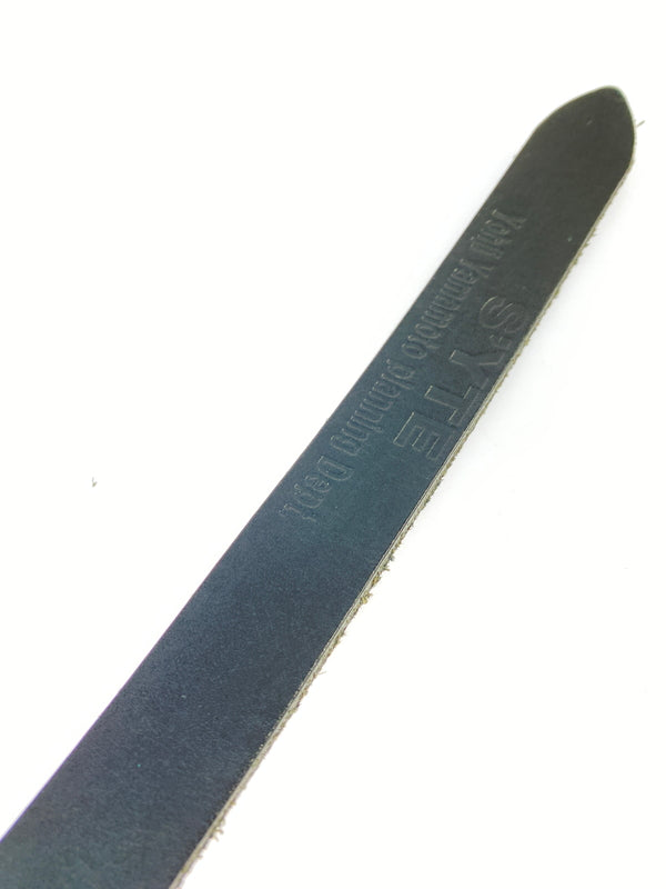 【中古品】【メンズ/レディース】 S'YTE YOHJI YAMAMOTO サイト ヨウジヤマモト レザー リング ベルト 革 205-260830-em-54-min カラー：ブラック 万代Net店