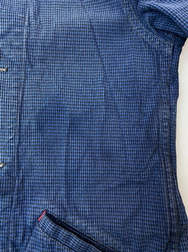 【中古品】【メンズ】 SUGAR CANE シュガーケーン 千鳥格子 コットンジャケット メンズ アウター 長袖 ボタンダウン 145-260825-em-59-min カラー：ブルー 万代Net店