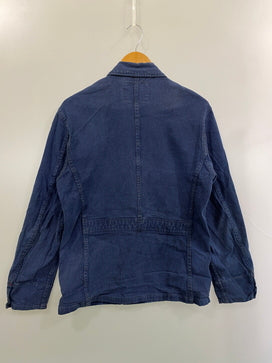 【中古品】【メンズ】 SUGAR CANE シュガーケーン 千鳥格子 コットンジャケット メンズ アウター 長袖 ボタンダウン 145-260825-em-59-min カラー：ブルー 万代Net店