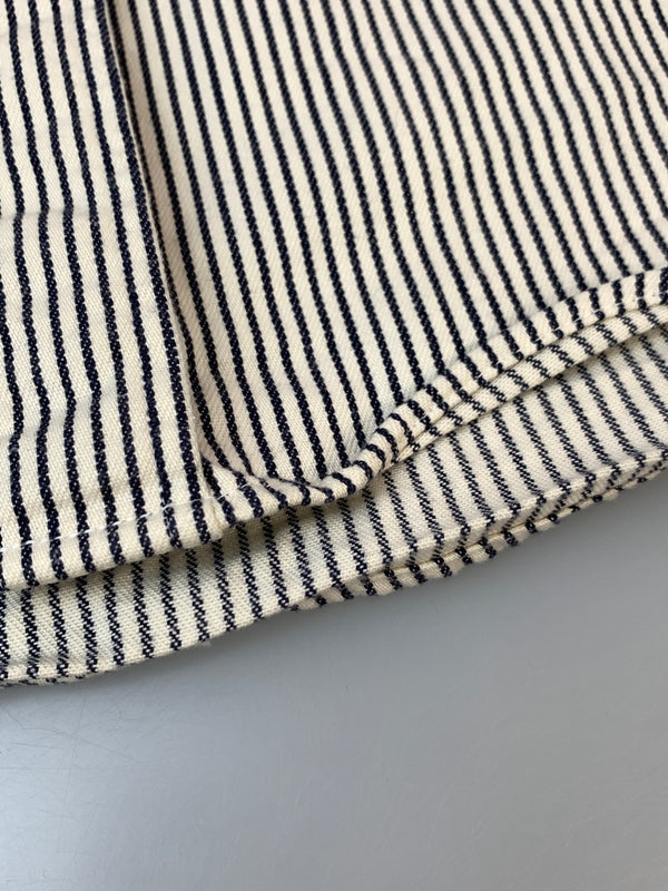 【中古品】【メンズ】 SUGAR CANE シュガーケーン HICKORY STRIPE WORK SHIRT SC27853 ヒッコリーストライプ ワークシャツ メンズ トップス 長袖シャツ 145-260904-em-60-min サイズ：S カラー：ホワイト/ネイビー（ストライプ） 万代Net店