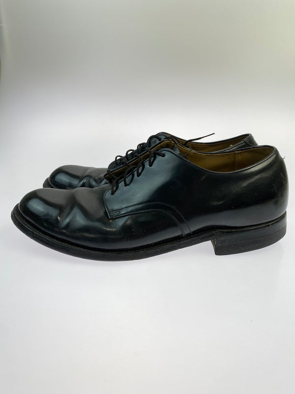 【中古品】【メンズ】 U.S.NAVY ユーエスネイビー 70'S SERVICE SHOES 70年代 サービス シューズ ヴィンテージ 革 靴 レザー シューズ 164-260827-hu-05-min サイズ：サイズ不明 下記参照 カラー：ブラック 万代Net店