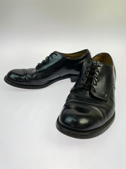 【中古品】【メンズ】 U.S.NAVY ユーエスネイビー 70'S SERVICE SHOES 70年代 サービス シューズ ヴィンテージ 革 靴 レザー シューズ 164-260827-hu-05-min サイズ：サイズ不明 下記参照 カラー：ブラック 万代Net店