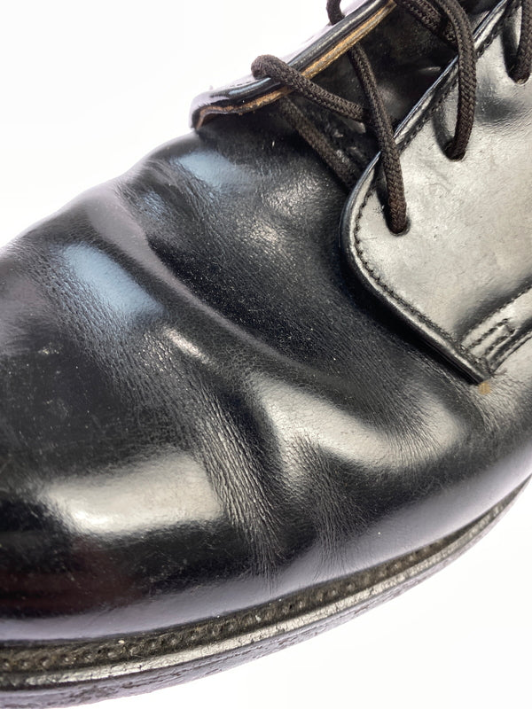 【中古品】【メンズ】 U.S.NAVY ユーエスネイビー 70'S SERVICE SHOES 70年代 サービス シューズ ヴィンテージ 革 靴 レザー シューズ 164-260827-hu-05-min サイズ：サイズ不明 下記参照 カラー：ブラック 万代Net店