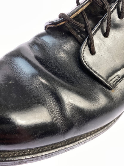【中古品】【メンズ】 U.S.NAVY ユーエスネイビー 70'S SERVICE SHOES 70年代 サービス シューズ ヴィンテージ 革 靴 レザー シューズ 164-260827-hu-05-min サイズ：サイズ不明 下記参照 カラー：ブラック 万代Net店