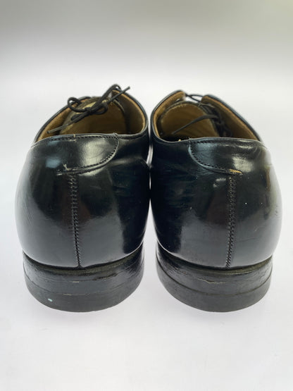 【中古品】【メンズ】 U.S.NAVY ユーエスネイビー 70'S SERVICE SHOES 70年代 サービス シューズ ヴィンテージ 革 靴 レザー シューズ 164-260827-hu-05-min サイズ：サイズ不明 下記参照 カラー：ブラック 万代Net店