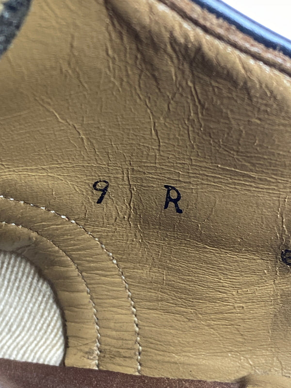 【中古品】【メンズ】 U.S.NAVY ユーエスネイビー 70'S SERVICE SHOES 70年代 サービス シューズ ヴィンテージ 革 靴 レザー シューズ 164-260827-hu-05-min サイズ：サイズ不明 下記参照 カラー：ブラック 万代Net店