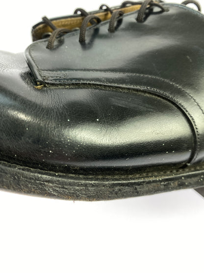 【中古品】【メンズ】 U.S.NAVY ユーエスネイビー 70'S SERVICE SHOES 70年代 サービス シューズ ヴィンテージ 革 靴 レザー シューズ 164-260827-hu-05-min サイズ：サイズ不明 下記参照 カラー：ブラック 万代Net店