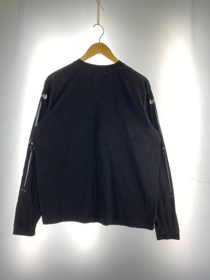 【中古品】【メンズ】 SUBCIETY サブサエティ SKELTON L/S TEE 155－44028 スケルトン ロングスリーブ Tシャツ メンズ 長袖 トップス 骸骨 142-260904-em-37-min サイズ：S カラー：ブラック 万代Net店